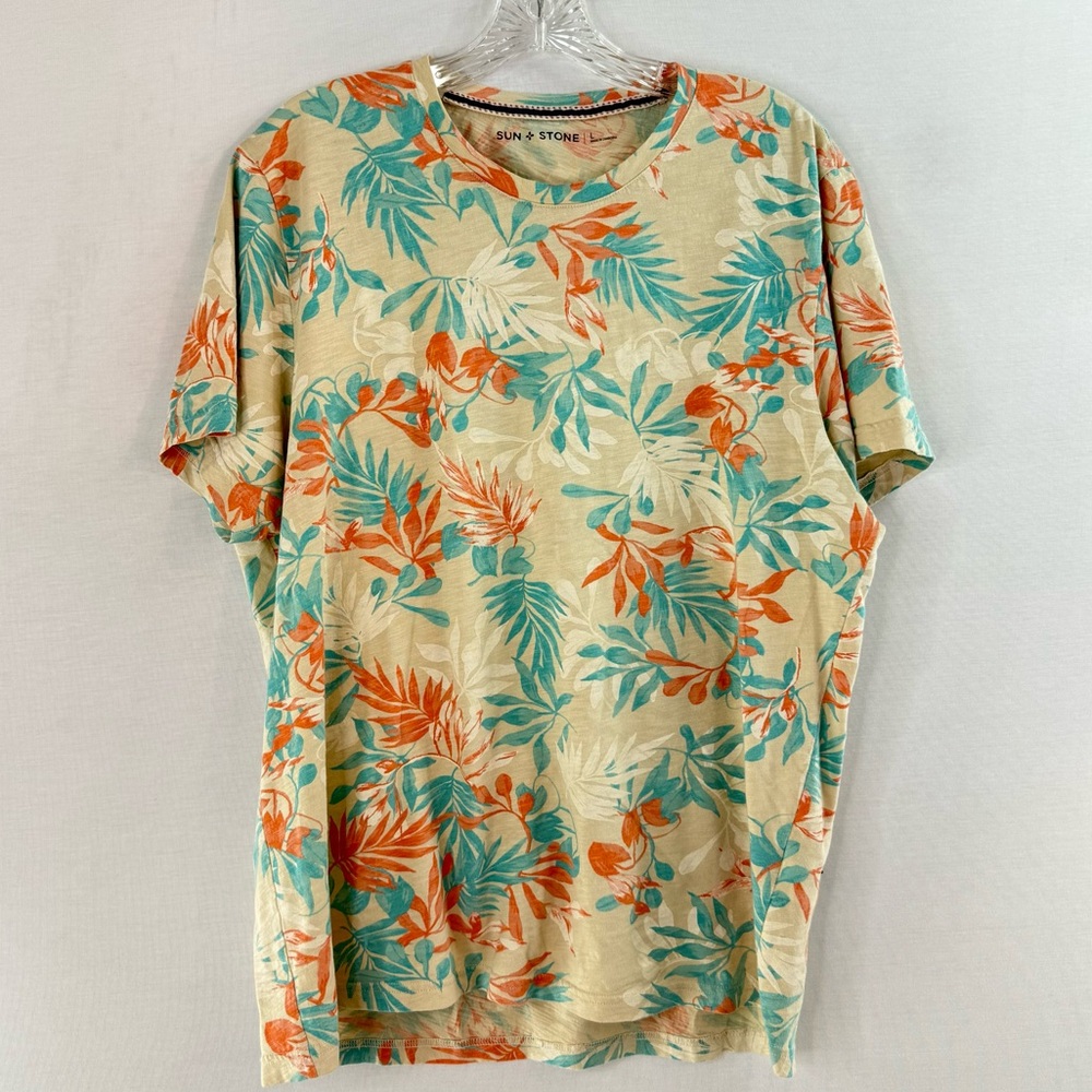 Sun + Stone Oasis Short Sleeve 100% Cotton Crewneck T-Shirt